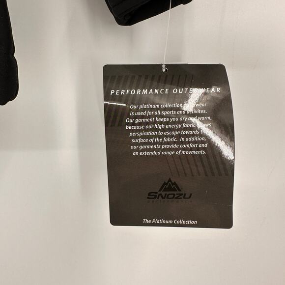 Snozu Black Boys Zip Up Hoodie Jacket New with tags Size Small (8) - Picture 5 of 7